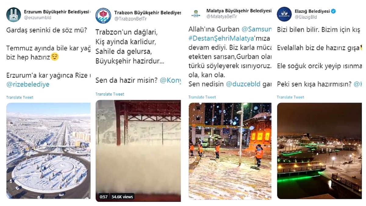 Belediyelerden 'gar, gış, gıyamet' sohbeti: Yüce Rabbim soğuğunu da bize veriy işte nedek ağam