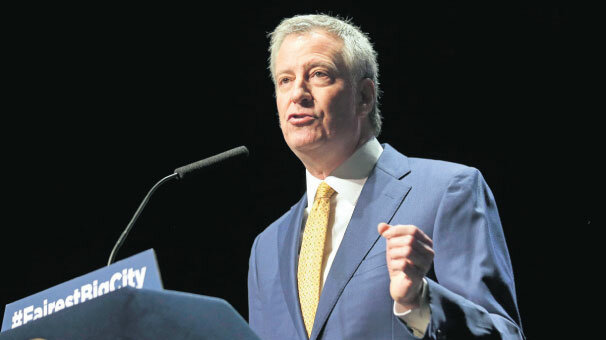 Bill de Blasio aday oldu