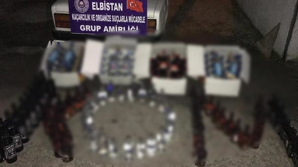 Bir araba dolusu... Hepsi ele geçirildi