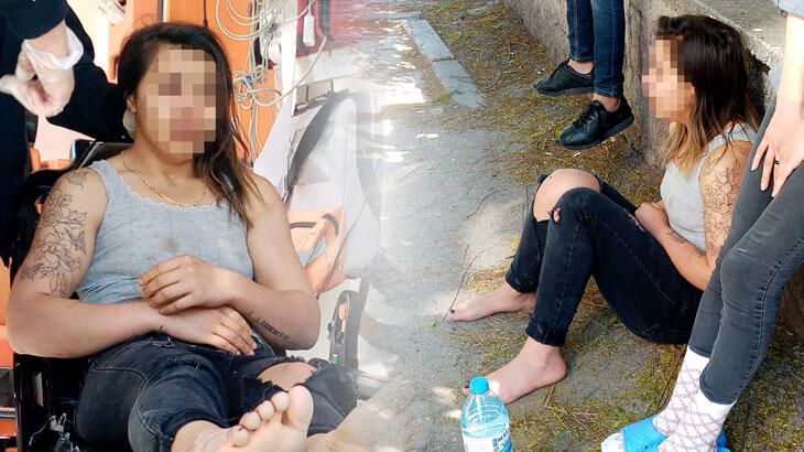 Bir utandıran görüntü de Adana'dan! Yine kadına şiddet