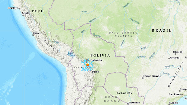 Bolivya'da 6.3 büyüklüğünde deprem