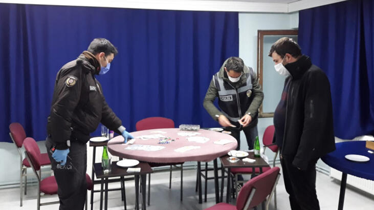 Bolu'da evde kumar oynayan 8 kişiye para cezası