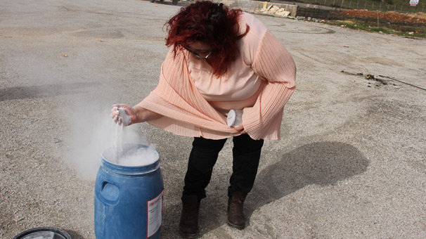 Bordan ilk soğutma özellikli yangın söndürücü toz Türkiye’de üretildi