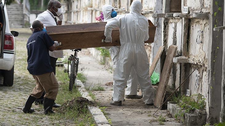 Brezilya'da son 24 saatte corona virüs nedeniyle 449 kişi öldü