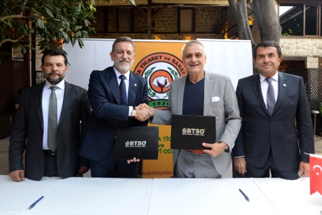 BTSO ile Antakya TSO kardeşlik protokolü imzaladı