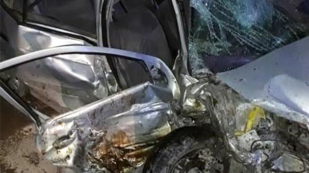 Burdur'da 4 araç birbirine girdi: Biri şehit babası 2 ölü, 8 yaralı