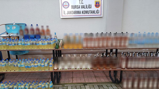 Bursa'da bağ evine baskın!