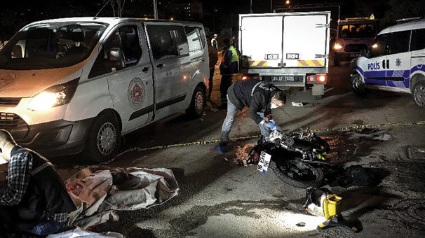 Bursa'da korkunç kaza! Motosiklette bulunan 2 kişi öldü, 1 kişi yaralandı