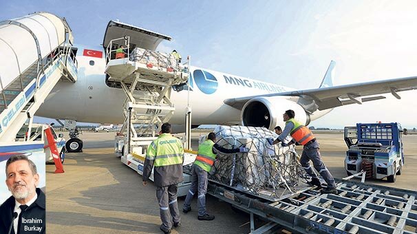 Bursa’dan ilk kargo uçtu