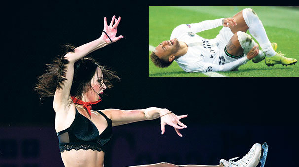 Buz kraliçesinden Neymar'a: Ben daha az düştüm