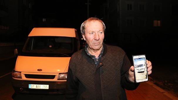 Çalındı sandığı aracı arka sokakta bulundu