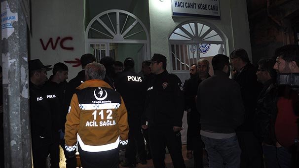 Cami tuvaletinde korkunç olay! Hemen polisi aradı
