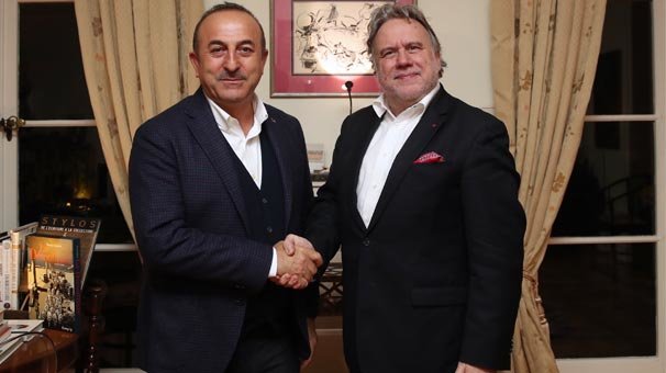 Çavuşoğlu, Brüksel'de Yunan mevkidaşıyla bir araya geldi