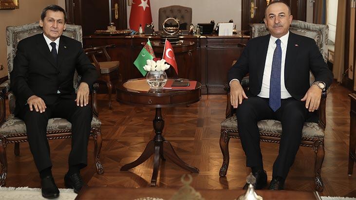 Çavuşoğlu, Türkmenistanlı mevkidaşıyla ortak basın toplantısında konuştu