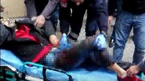 Cep telefonuyla görüntülendi! Dakikalarca bu halde bekledi...