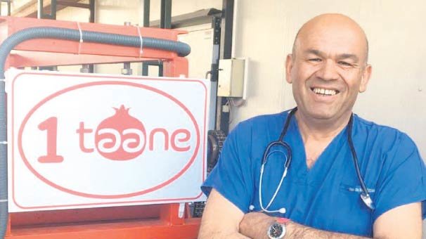 Cerrahtan nar ayıklama makinesi