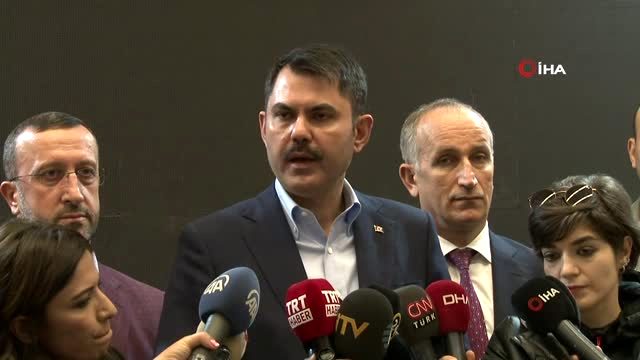 Çevre ve Şehircilik Bakanı Murat Kurum: 