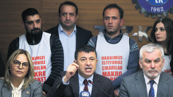 CHP’li vekilden işçilere destek