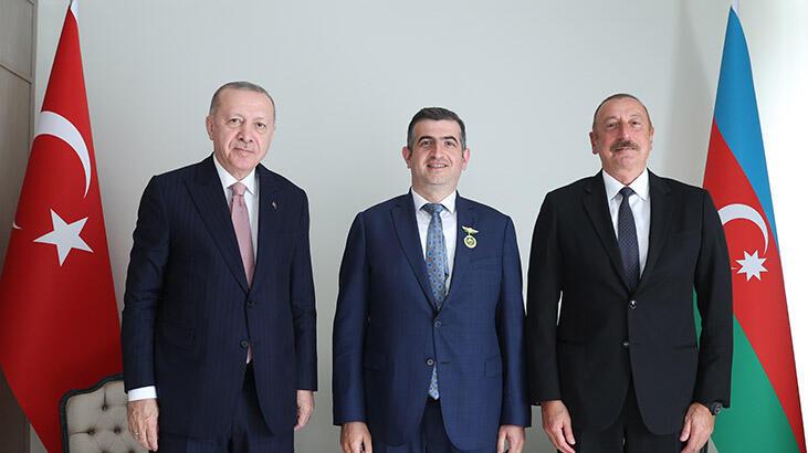 Cumhurbaşkanı Aliyev, Haluk Bayraktar’a ‘Karabağ Nişanı’ verdi
