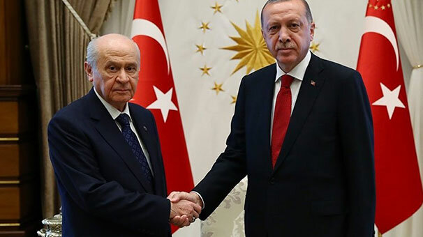Cumhurbaşkanı Erdoğan, Bahçeli'yi kabul edecek