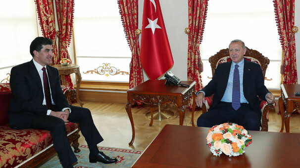 Cumhurbaşkanı Erdoğan, Barzani'yi kabul etti