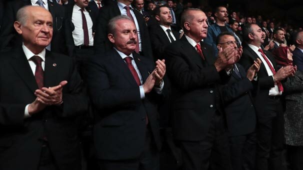 Cumhurbaşkanı Erdoğan drama sahne gösterimini izledi