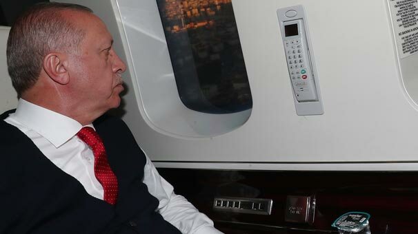 Cumhurbaşkanı Erdoğan havadan inceledi