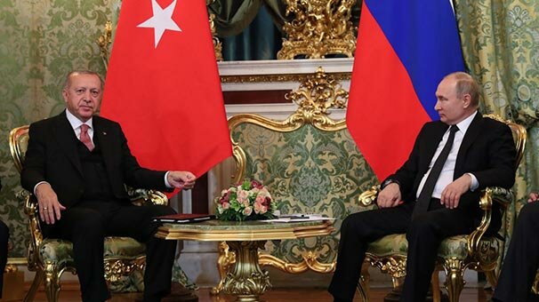 Cumhurbaşkanı Erdoğan ile Putin görüştü