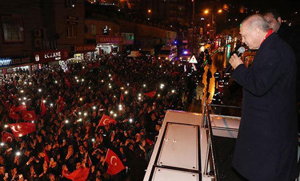 Cumhurbaşkanı Erdoğan: Kendi içinizde bölünmeyeceksiniz