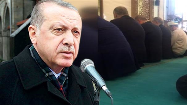 Cumhurbaşkanı Erdoğan, Orgeneral Hulusi Akar Camii'nde Kur’an-ı Kerim okudu