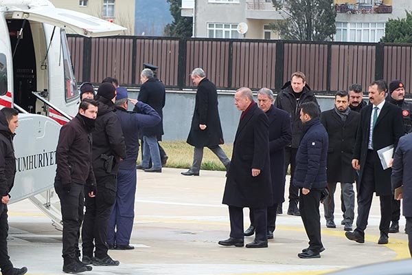 Cumhurbaşkanı Erdoğan Sakarya'ya hareket etti