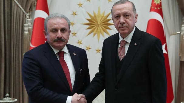 Cumhurbaşkanı Erdoğan, Şentop'u kabul etti