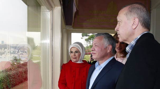 Cumhurbaşkanı Erdoğan, Ürdün Kralı ile kahvaltıda bir araya geldi