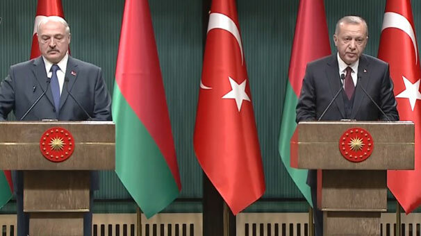Cumhurbaşkanı Erdoğan ve Belarus Cumhurbaşkanı'ndan ortak açıklama