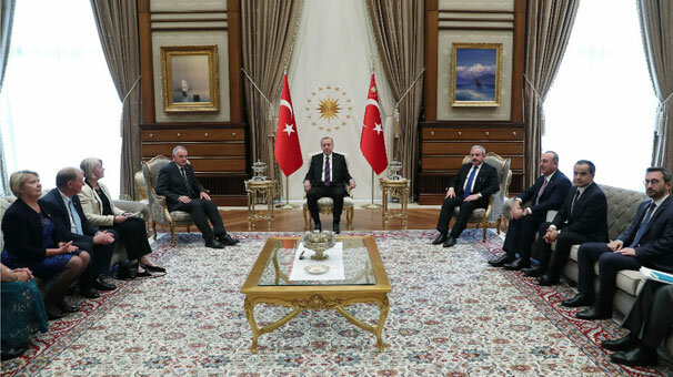 Cumhurbaşkanı Erdoğan, Yeni Zelanda Temsilciler Meclisi Başkanı Mallard'ı kabul etti