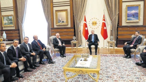 Cumhurbaşkanı TÜSİAD heyetini kabul etti