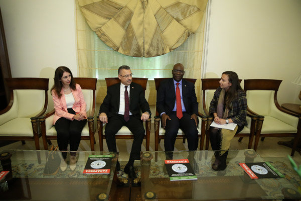 Cumhurbaşkanı Yardımcısı Oktay, Ekvator Ginesi'nde