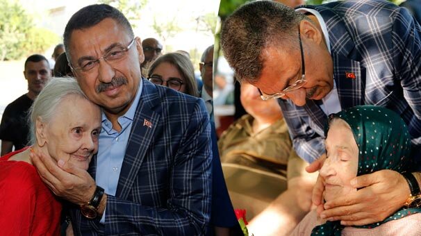 Cumhurbaşkanı Yardımcısı Oktay'dan Darülaceze'ye bayram ziyareti