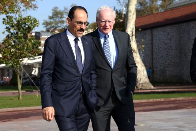 Cumhurbaşkanlığı Sözcüsü Kalın, ABD'nin Suriye Özel Temsilcisi Jeffrey'i kabul etti