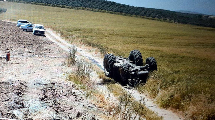 Devrilen traktörün altında kalan çiftçi öldü