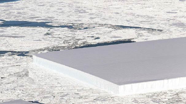 Dikdörtgen buz dağı