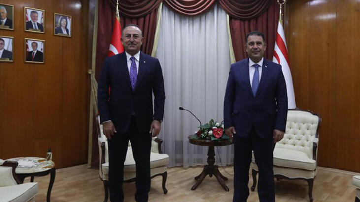 Dışişleri Bakanı Çavuşoğlu'ndan KKTC'de kritik temaslar