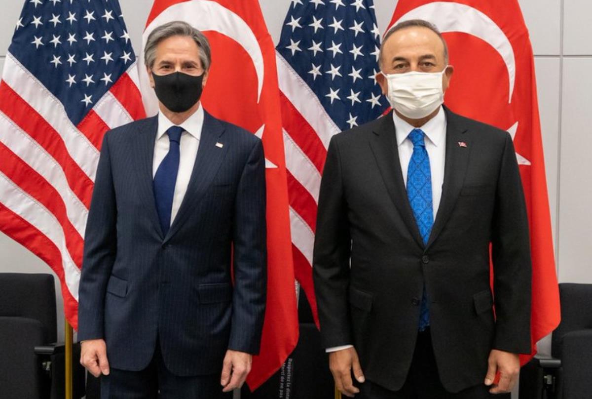 Dışişleri Bakanı Mevlüt Çavuşoğlu, ABD'li mevkidaşı Blinken'la görüştü