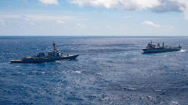 Dört dev ülkeye ait donanmaların Malabar 2021 tatbikatı başladı