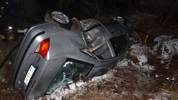 Edirne’de otomobil köprüden uçtu: 2 ölü
