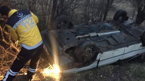 Emet'te trafik kazası! Yaralılar var