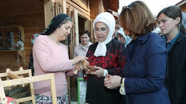 Emine Erdoğan, Anadolu Açık Hava Müzesi’ni ziyaret etti