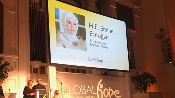 Emine Erdoğan’a ABD'de 'insani yardım liderliği' ödülü