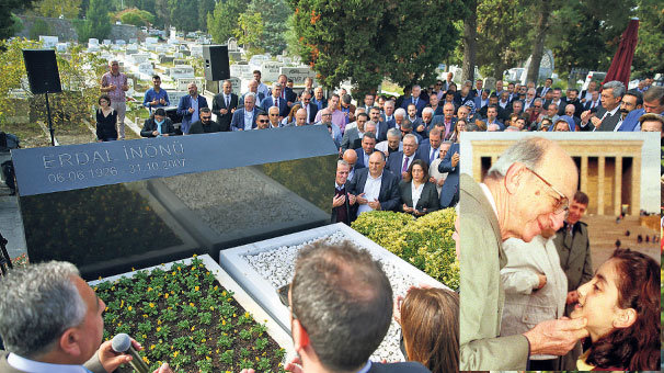 Erdal İnönü kabri başında anıldı