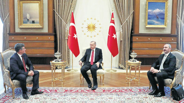 Erdoğan, Feyzioğlu’nu Beştepe’de kabul etti